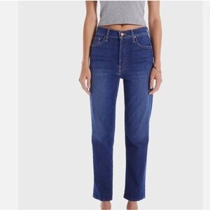 Mother Denim Tomcat Jeans in Color Snipped in the bud